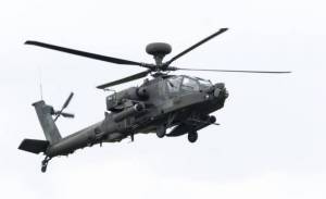 Жители Пермского края сообщили о военном вертолёте, который проносился над домами