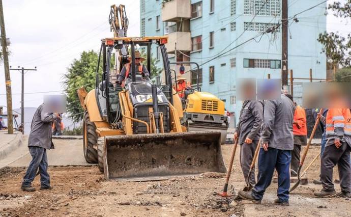 В Индустриальном районе Перми на год раньше начали ремонтировать улицу 9 Мая по нацпроекту